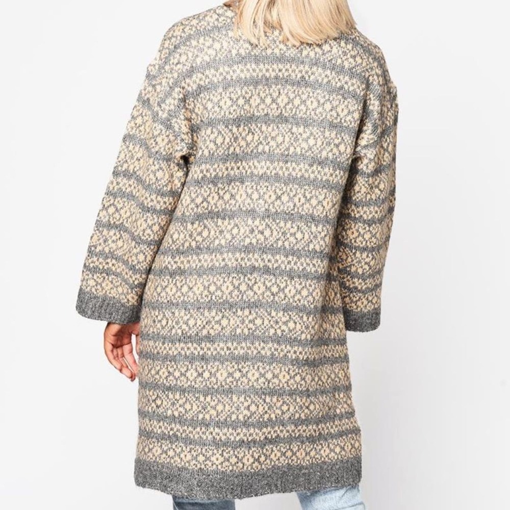 BB Dakota Fair Isle Sweater cardigan NWT - Picture 2 of 9
